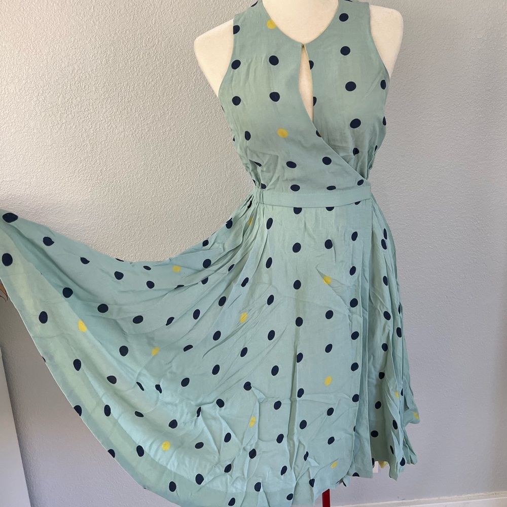 Anthropologie polka dot dress